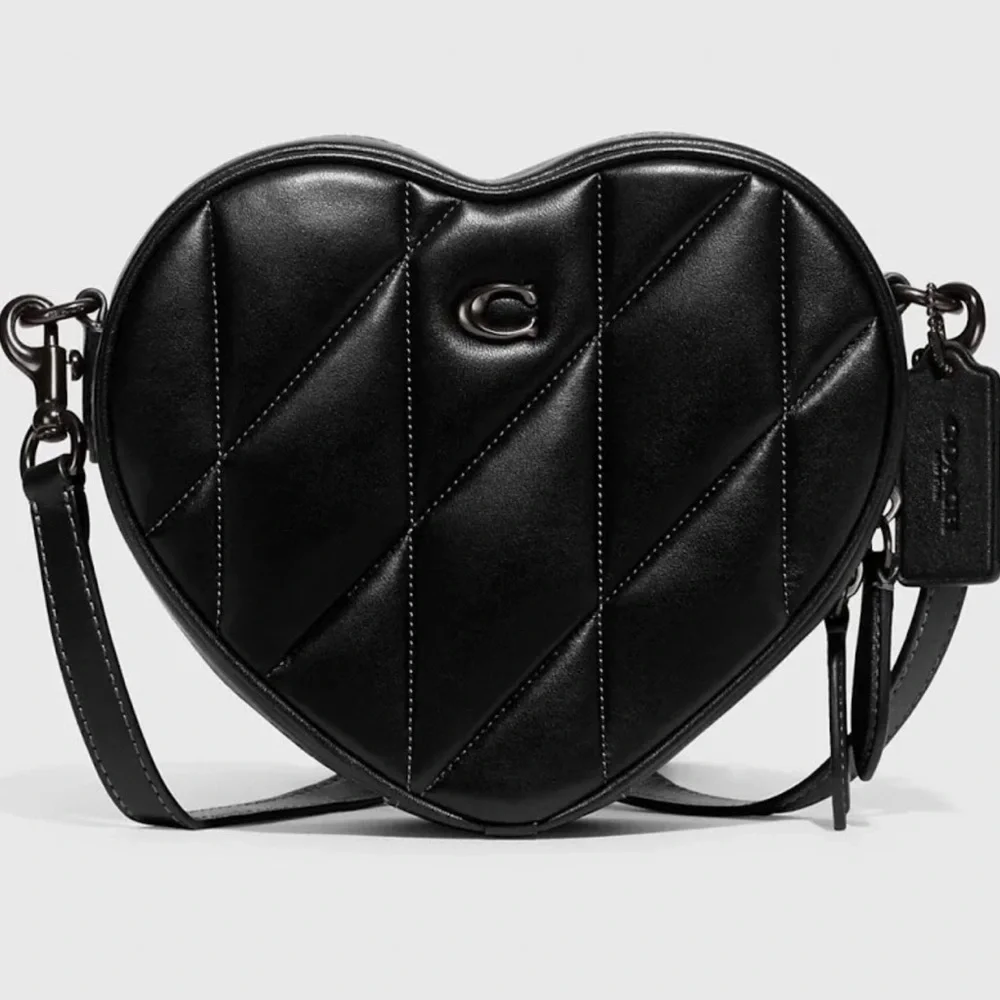 Coach Heart Crossbody Lambskin Bag - Picture 1 of 4